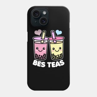 Bes Teas Cute Kawaii Bubble Tea Pun Besties Phone Case