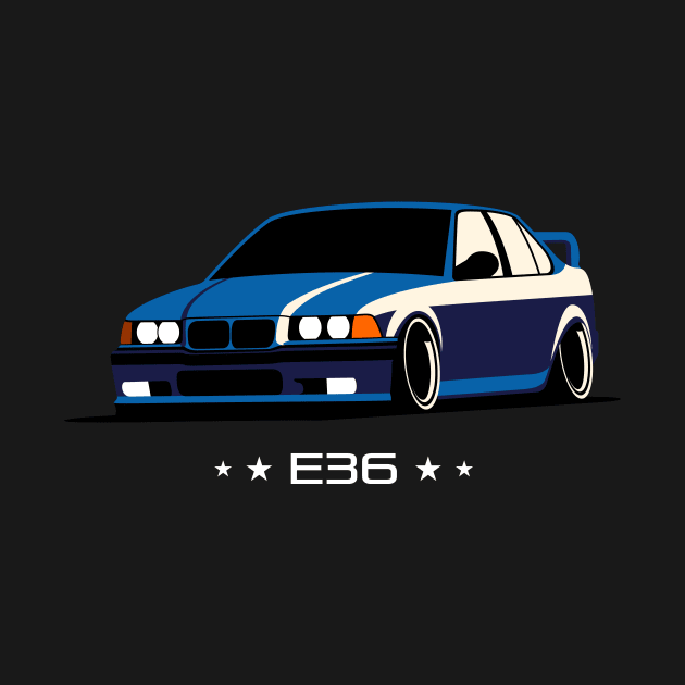 E36 Bimmer minimalist style by masjestudio