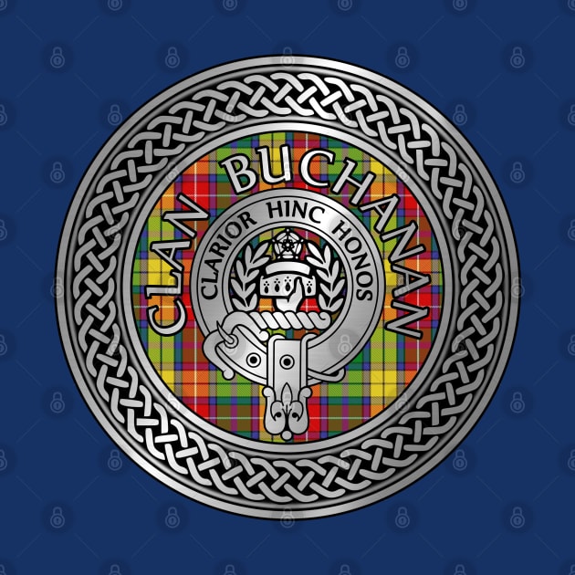 Clan Buchanan Crest & Tartan Knot by Taylor'd Designs