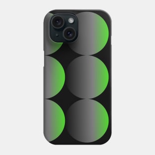 Green Gradient Spheres Phone Case