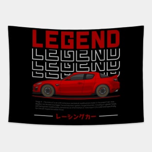 Tuner Red RX8 JDM Tapestry