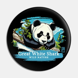 White Panda - WILD NATURE - WHITE PANDA -2 Pin