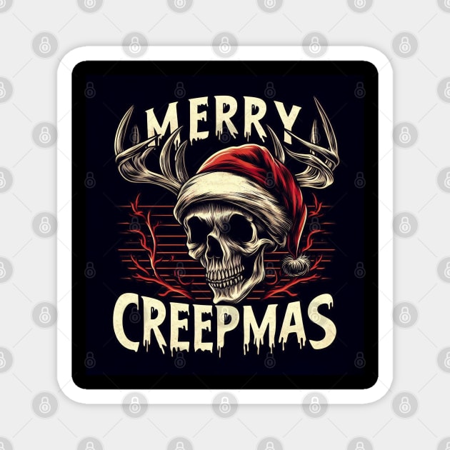 Merry Creepmas Magnet by BukovskyART