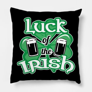 Luck Of The Irish St Patricks Day Pillow