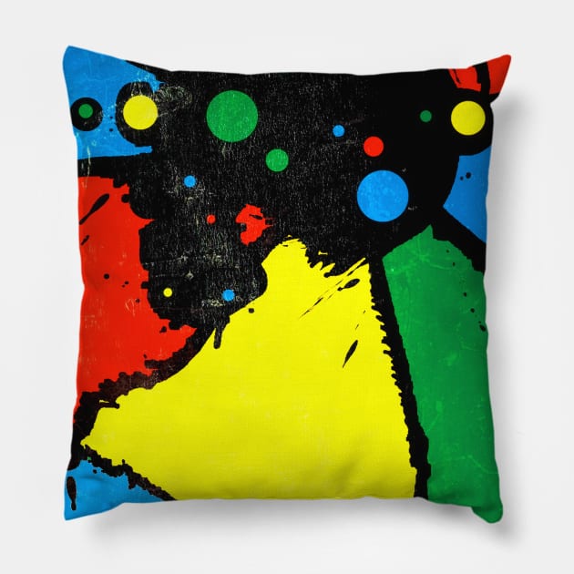 Erasure The Circus Inspired Graphic - Eye Voodoo Pillow by eyevoodoo