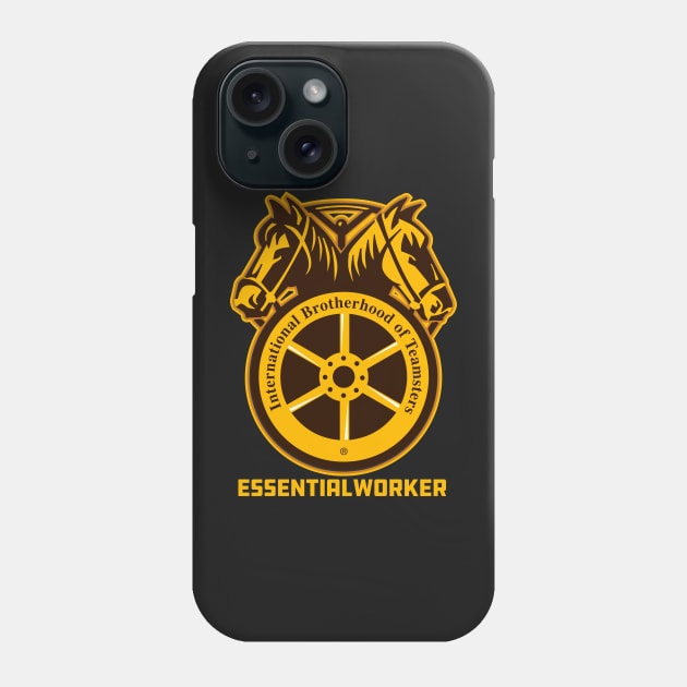 UPS Worker, UPS Driver Gift, Teamster trucker UPS colors Phone Case by laverdeden