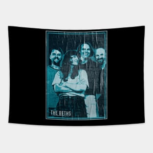 the beths // vintage faded style fan art Tapestry