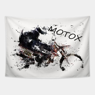 Moto-x Rider Tapestry