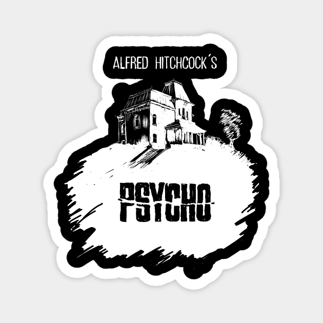 Alfred Hitchcock's Psycho Magnet by burrotees