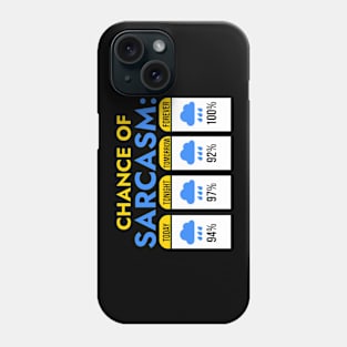 Chance of Sarcasm Phone Case