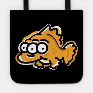 Three eyed fish minimalist Tote