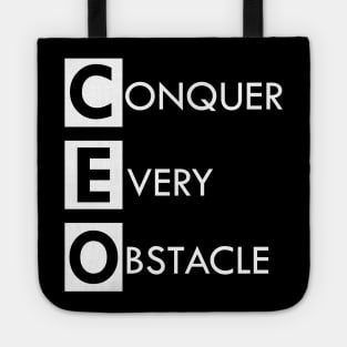 CEO Conquer Every Obstacle Tote