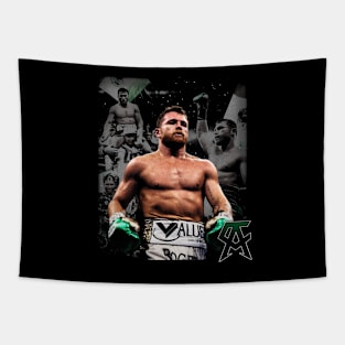 Canelo Alvarez Retro Tapestry