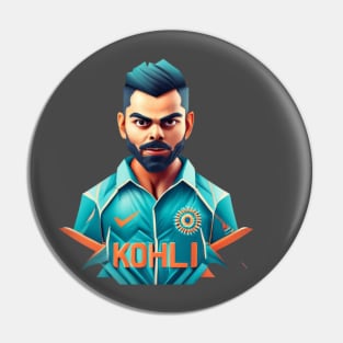 Virat Kohli - Indian Cricketer Pin