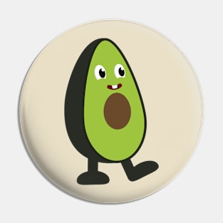 Little avocado walking Pin