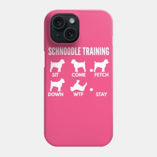 Schnoodle Training Schnoodle Dog Tricks Phone Case