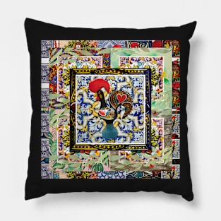 Portuguese folk art Pillow