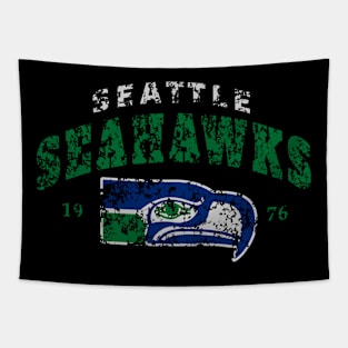 The Seahawks Grunge Tapestry