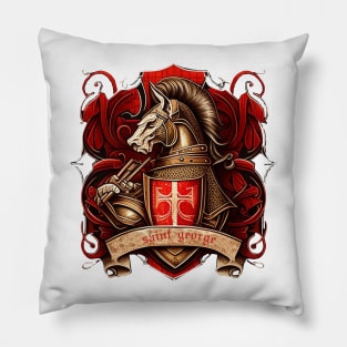 Slaying Dragons: The Saint George Edition T-shirt Pillow