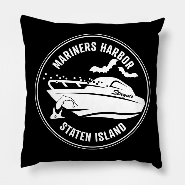 Colin, Laszlo, a boat and a Siren Pillow by DesignCat