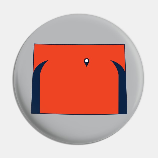 Denver Football Pin by doctorheadly