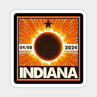 Indiana solar eclipse 2024 Magnet