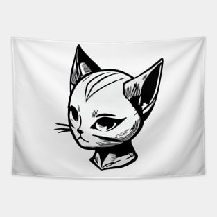 Catto face Tapestry