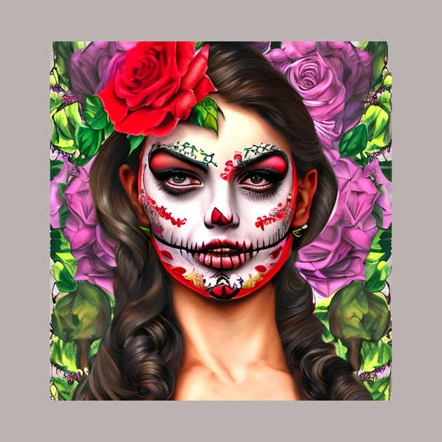 Day of the Dead Makeup by animegirlnft