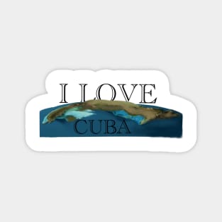 I love Cuba Magnet