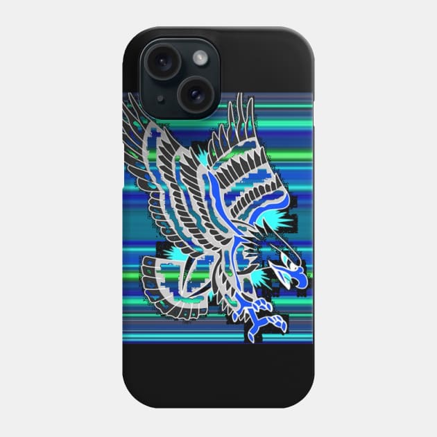 Tattoo Eagle by LowEndGraphics Phone Case by LowEndGraphics