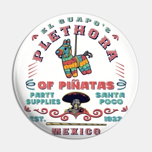 El Guapo's Plethora Of Piñatas Party Supplies Lts Pin