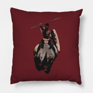 Rhino Warrior Pillow