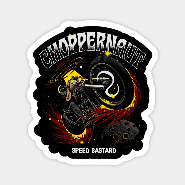 chopper motorcycle - choppernout Magnet by loko.graphic