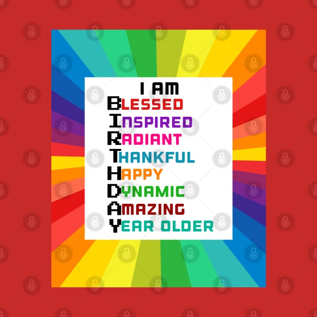 I Am Birthday: Positive Affirmations Birthday Gifts by S.O.N. - Special Optimistic Notes 