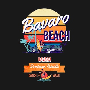 Bavaro Beach Dominican Republic Vintage-Style T-Shirt