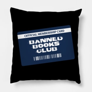 Banned Books Club Membership Card Pillow