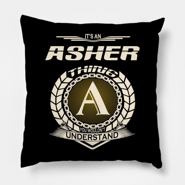 Asher Pillow by Guitar Hero-Typography 