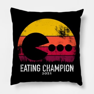 Eating Champion - Retro Videogames Pillow