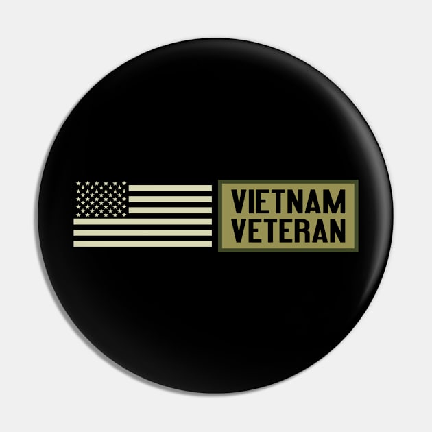 Vietnam Veteran Pin by Jared S Davies