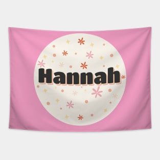 Hannah name cute design Tapestry