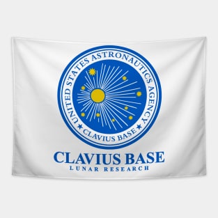 Clavius Base Lunar Research Tapestry