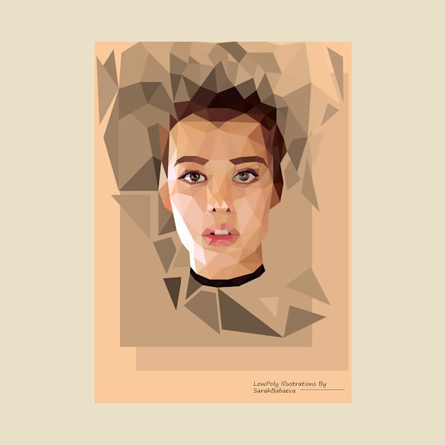 Low Poly Portrait by SarkaBabayka