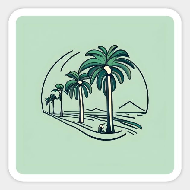 Palm Trees Sticker