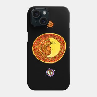 Solar System Sun & Moon Phone Case