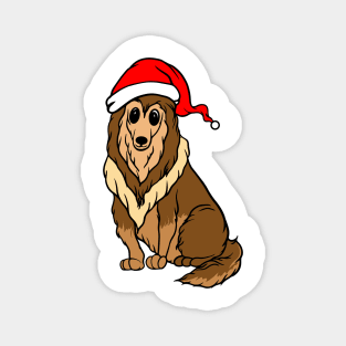 Christmas Dog Magnet