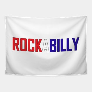 ROCKABILLY-Red White and Blue Tapestry