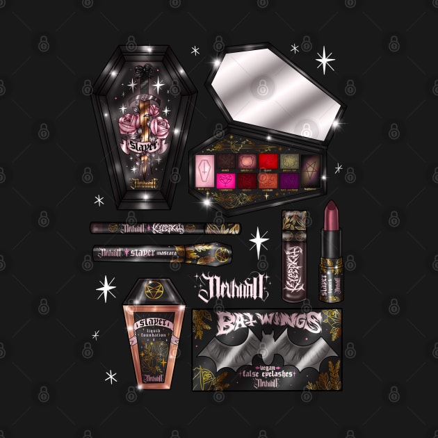 Goth Makeup Collection by chiaraLBart