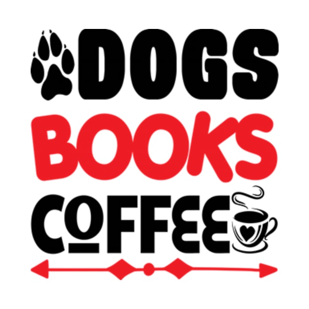 Dogs Books Coffee Cute Reader Bookworm Gifts 2024 by sarcasmandadulting