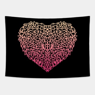 PINK HEART Tapestry