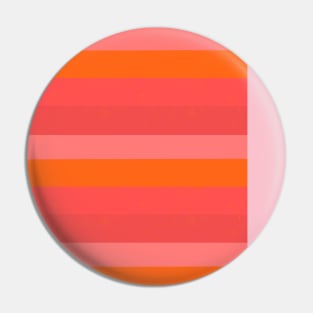 Orange, Peach and Pink Stripes Sunrise Pin